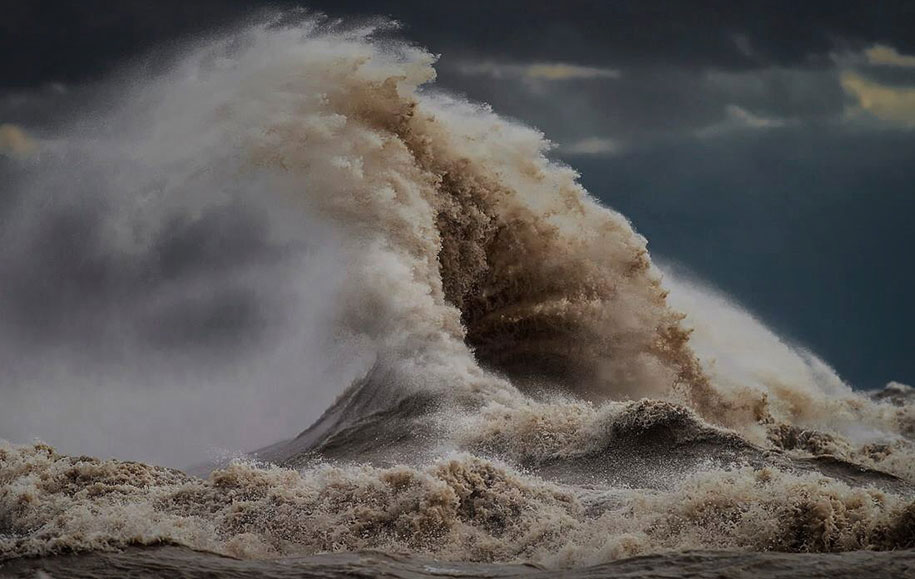 Dave Sandford Lake Erie waves 7