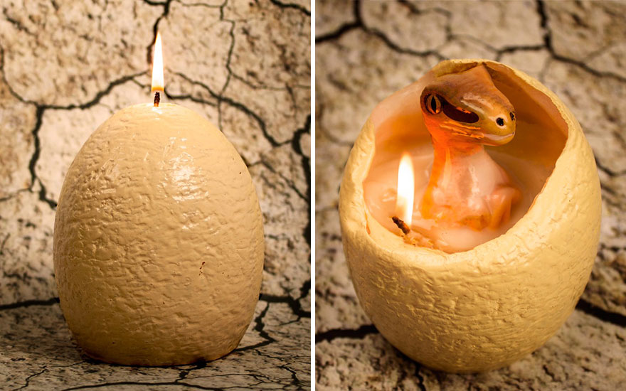 Hatching Dinosaur Candle huevo dinosaurio 4