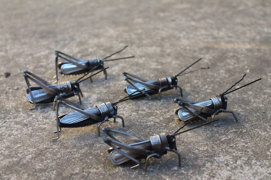 JK Brown Scrap Metal Animals 5