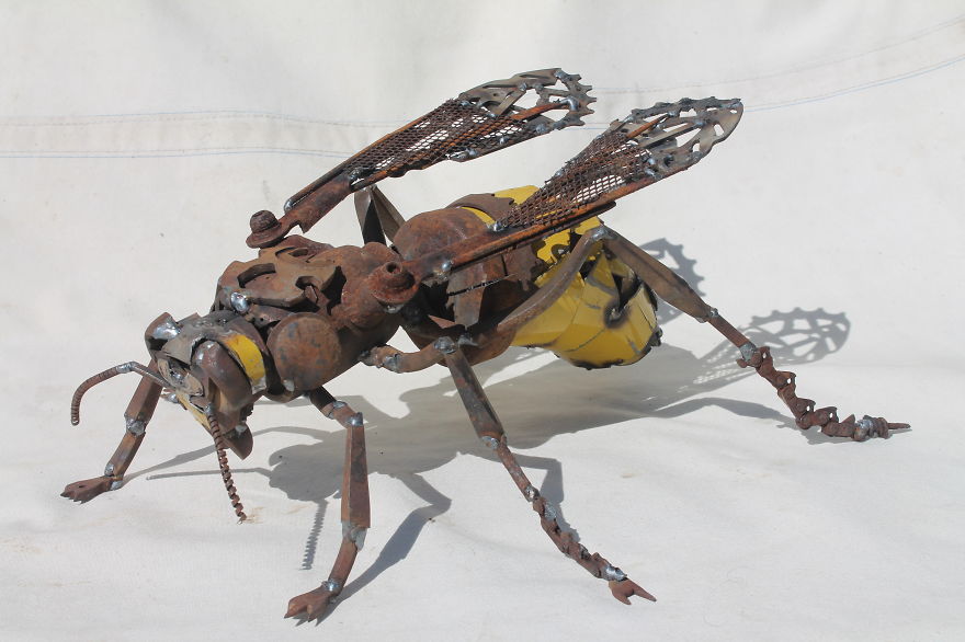 JK Brown Scrap Metal Animals 9