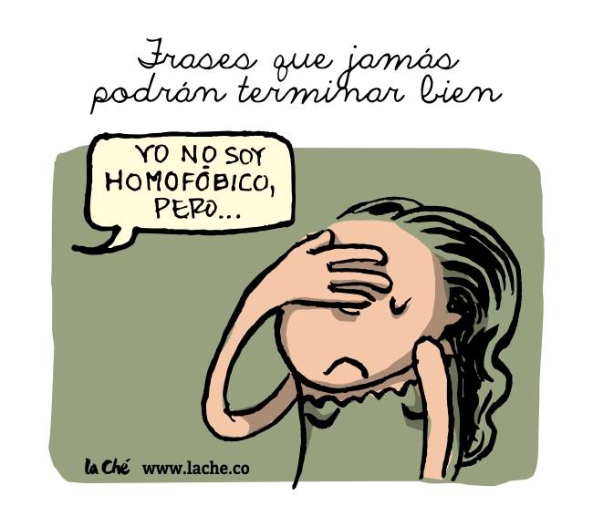 Ilustración de la ilustradora colombiana La Ché, Cecilia Ramos, humor, viñetas