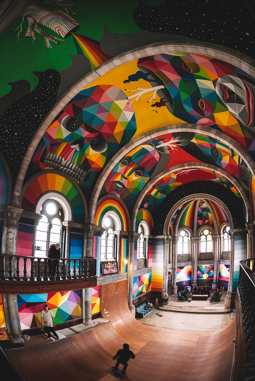 Okuda San Miguel skate iglesia church Llanera Asturias