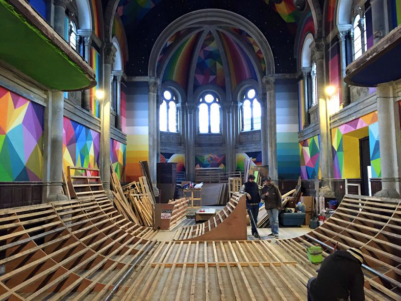 Okuda San Miguel skate iglesia church Llanera Asturias 10