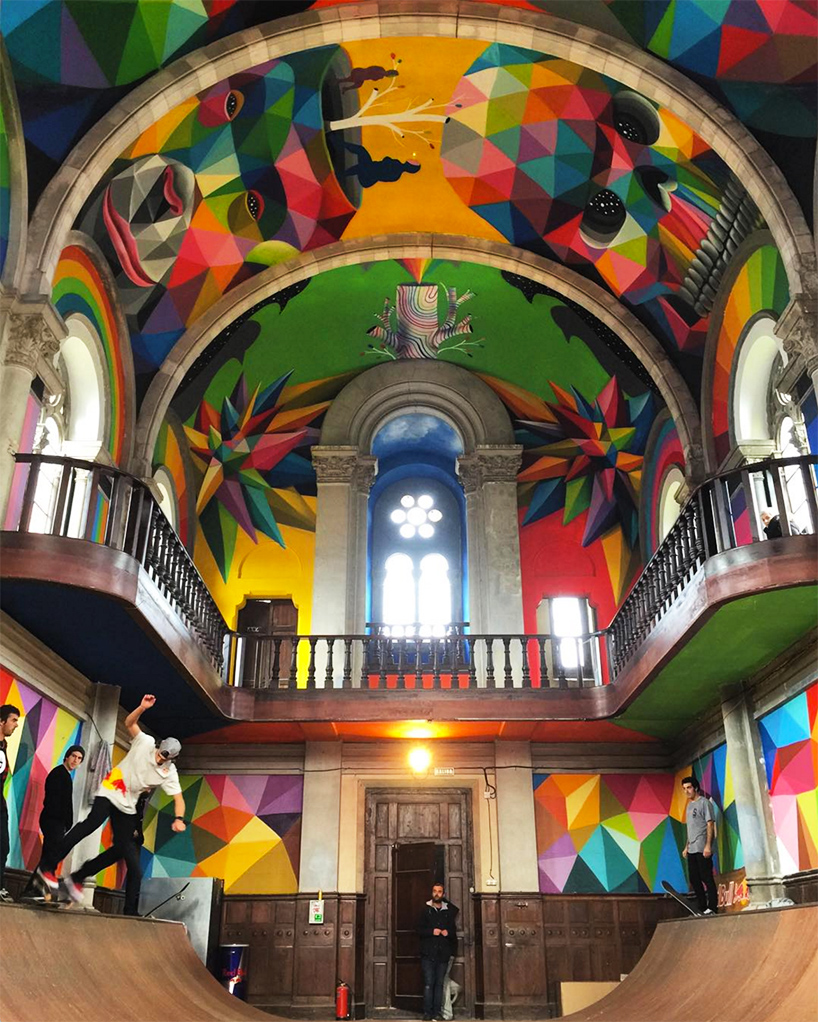 Okuda San Miguel skate iglesia church Llanera Asturias 6