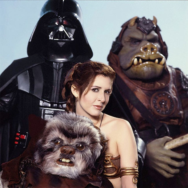 Return Of The Jedi Carrie Fisher star wars vintage 9