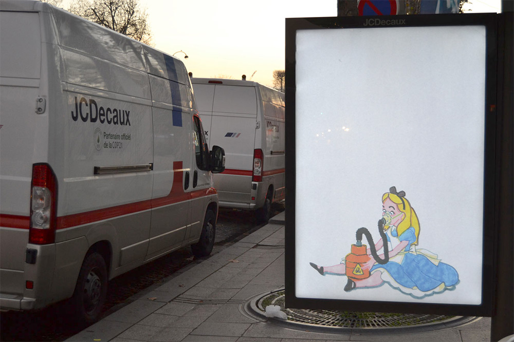 brandalism protest Paris3