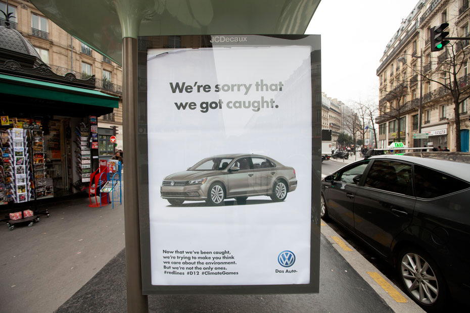 brandalism protest Paris6