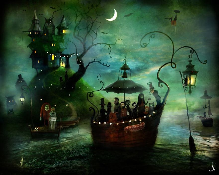 Alexander Jansson illustration fairytale7