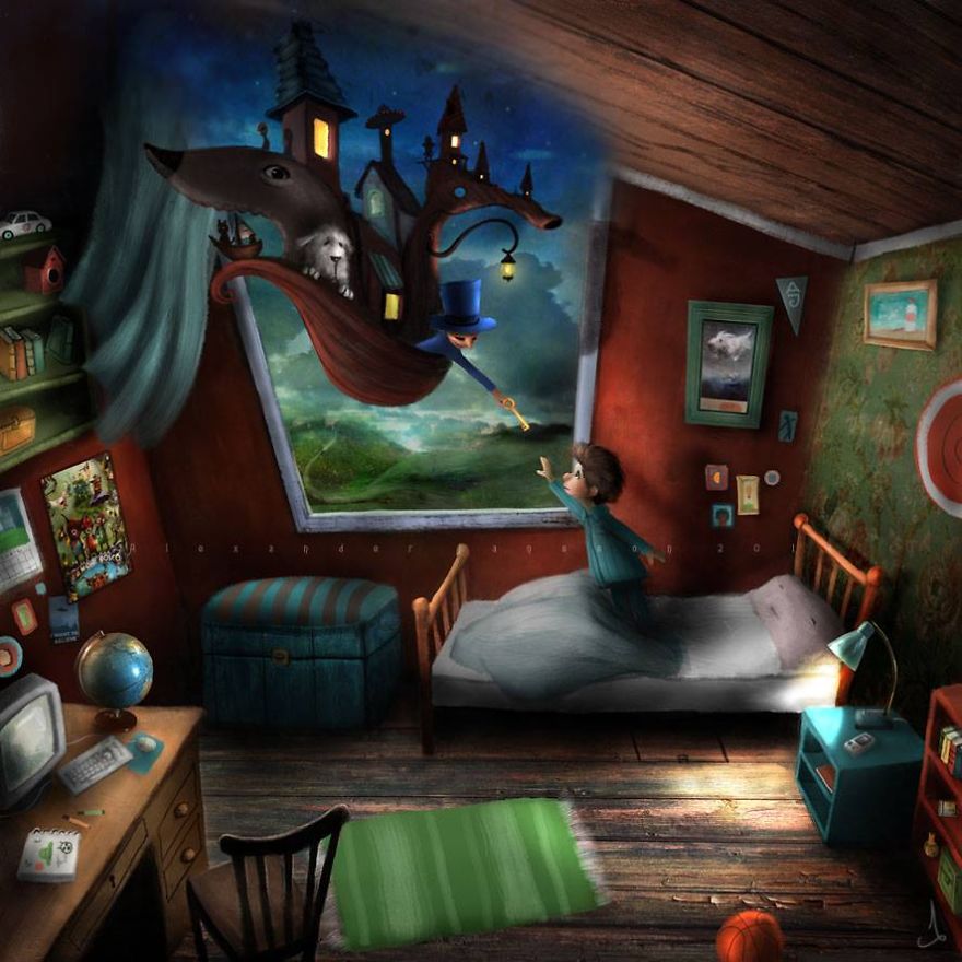 Alexander Jansson illustration fairytale8