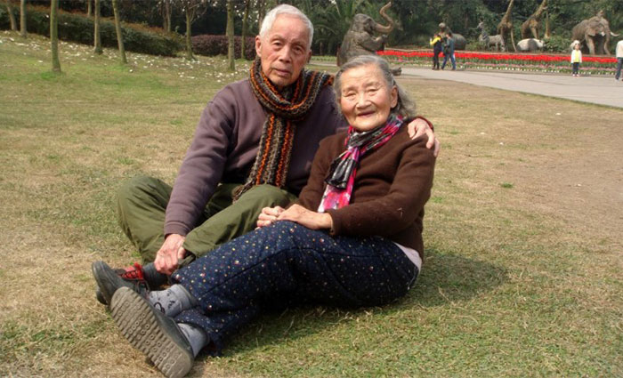 Chinese couple old Wang Deyi Cao Yuehua 8