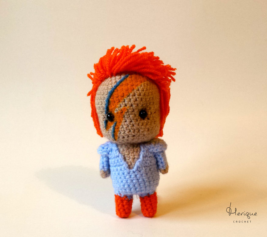 David Bowie Alan Rickman merique crochet2