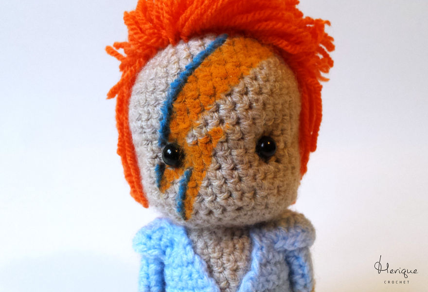 David Bowie Alan Rickman merique crochet3