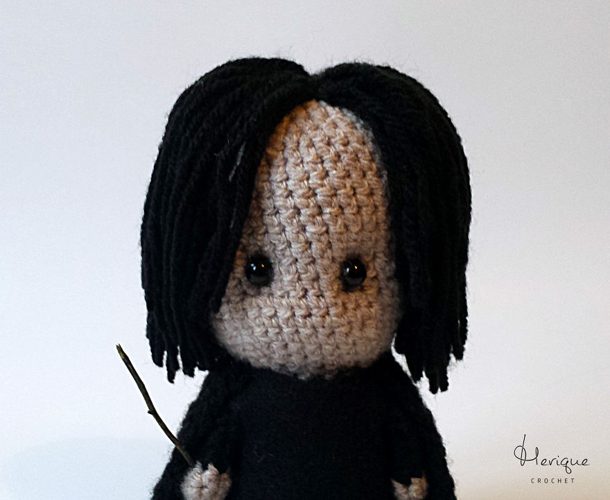 David Bowie Alan Rickman merique crochet5