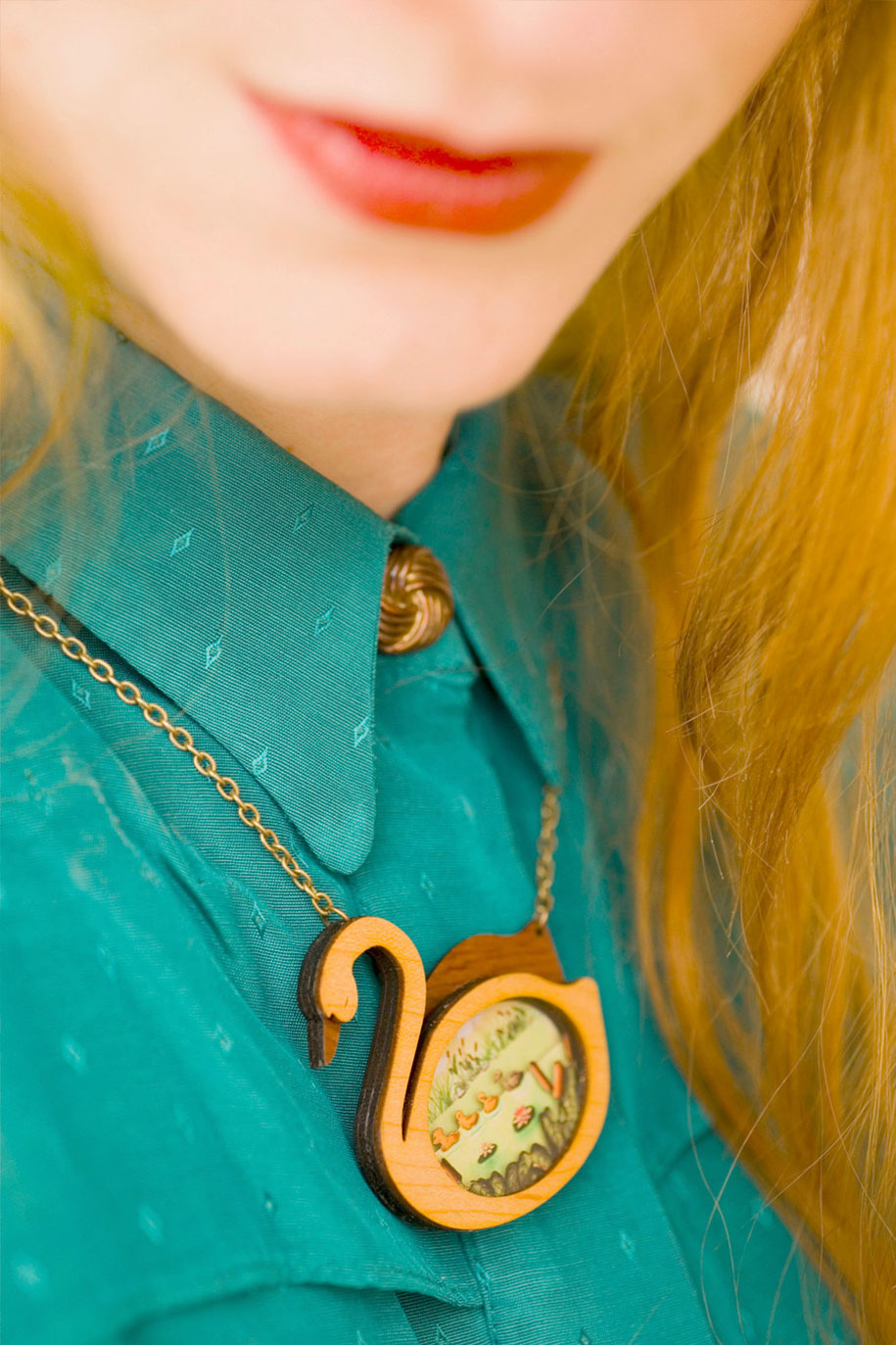 Fairy Tale Necklaces With Tiny Scenes Inside10