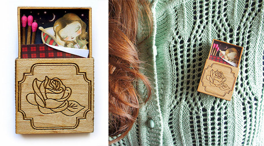 Fairy Tale Necklaces With Tiny Scenes Inside4