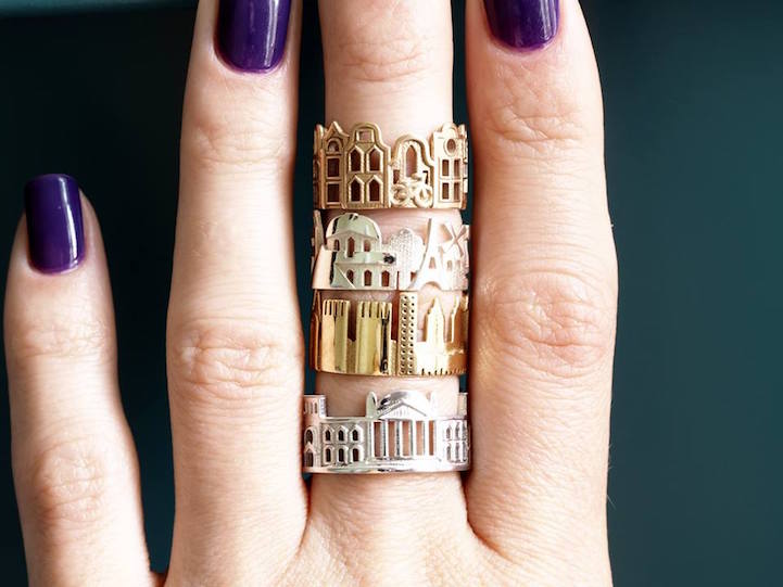 Goldsmith Ola Shekhtman ring skyline cityscape15