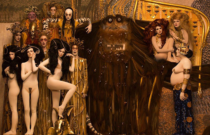 Inge Prader Gustav Klimt LifeBall Vienna2