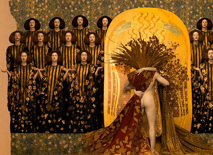 Inge Prader Gustav Klimt LifeBall Vienna6