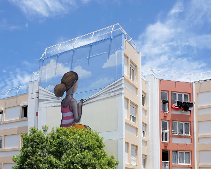 Julien Malland Seth Globepainter mural street art