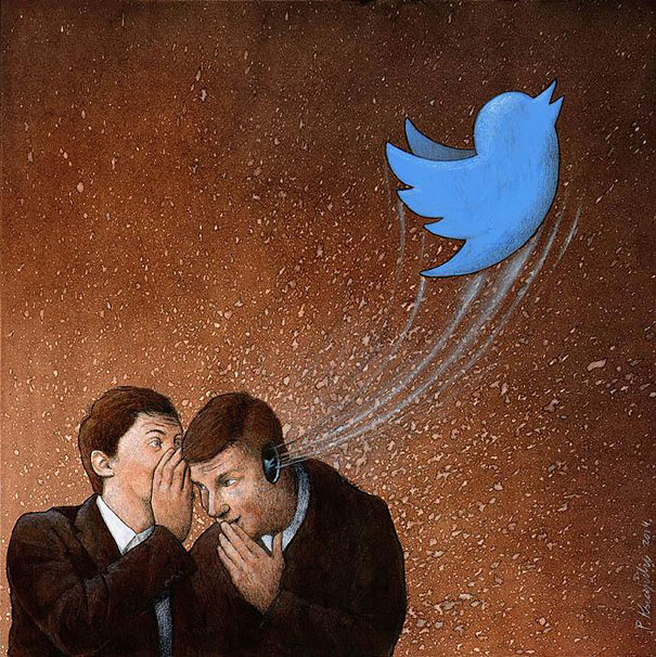 Satirical Illustrations Addiction to Technology12