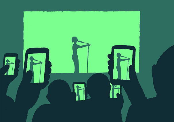 Satirical Illustrations Addiction to Technology21