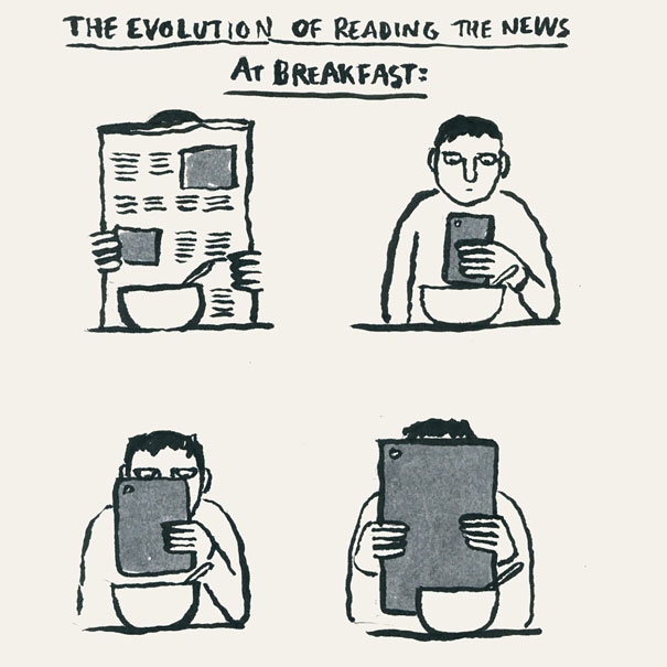 Satirical Illustrations Addiction to Technology23
