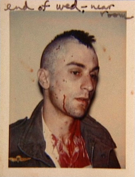 Polaroids de Robert De Niro, Taxi Driver.