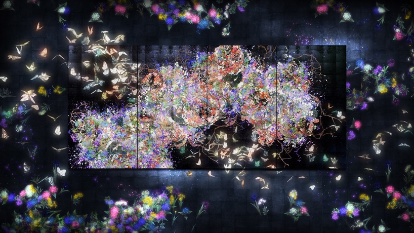 teamLab Interactive Garden of Digital Butterflies3