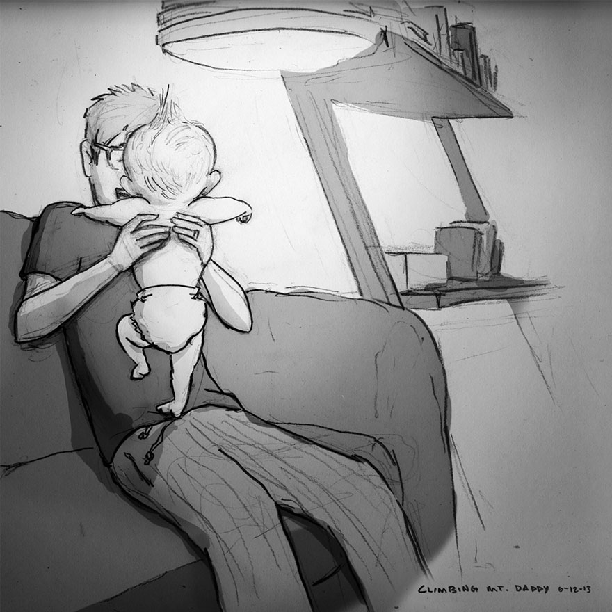 365 days drawing challenge love illustrations marriage curtis wiklund18
