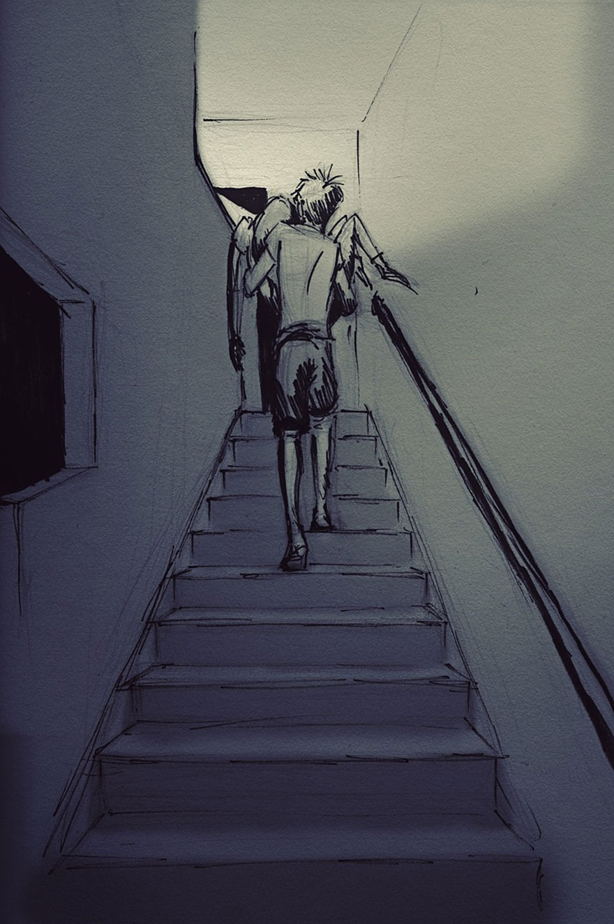 365 days drawing challenge love illustrations marriage curtis wiklund4