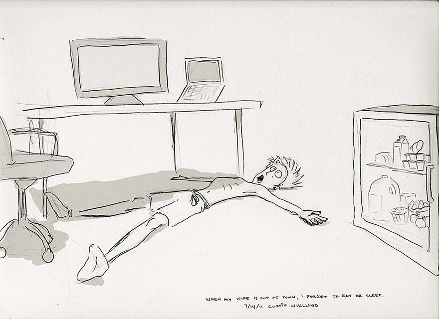 365 days drawing challenge love illustrations marriage curtis wiklund8