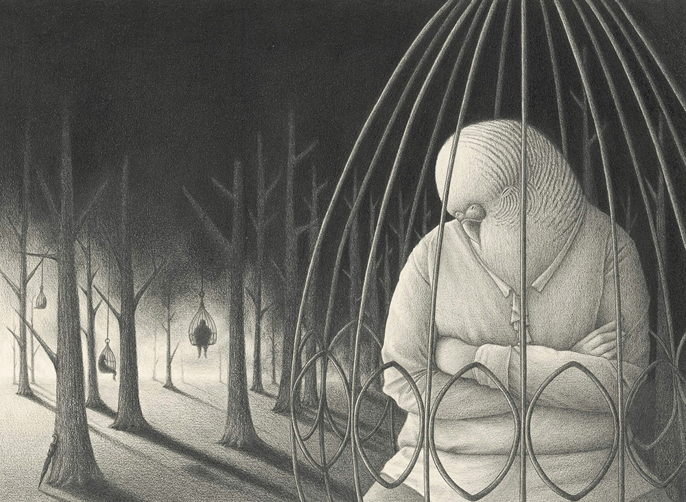 Black Anthropomorphic Illustrations David Alvarez