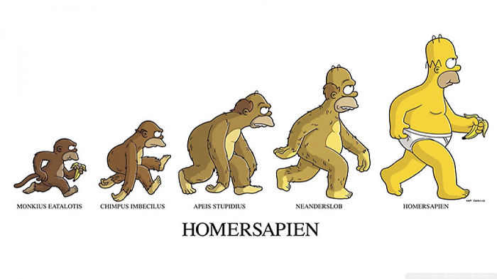 Darwin Evolution satirical illustration11