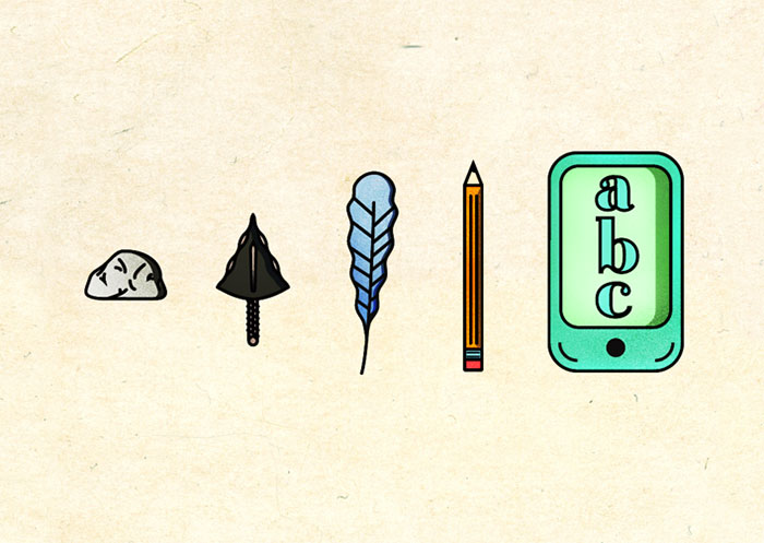 Darwin Evolution satirical illustration13