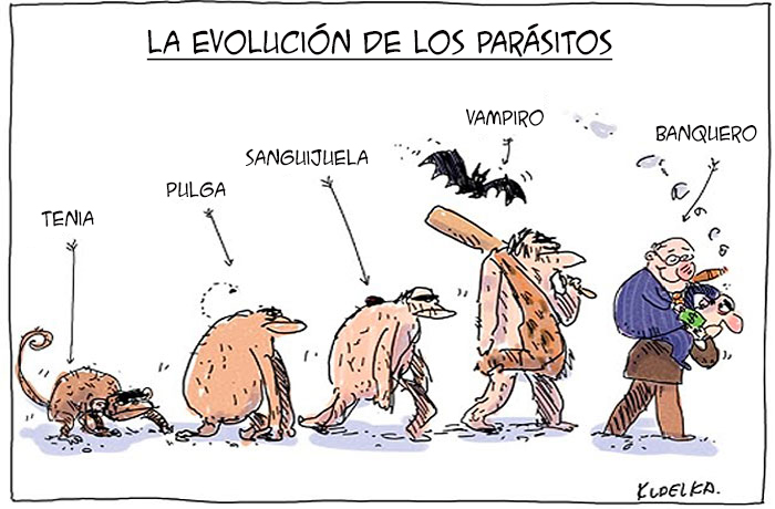 Darwin Evolution satirical illustration2