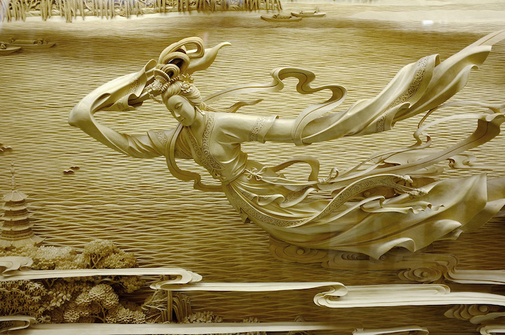 Dongyang wood carving escultura madera Cultura Inquieta