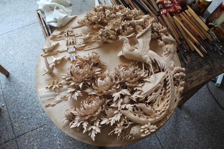 Dongyang wood carving escultura madera Cultura Inquieta11
