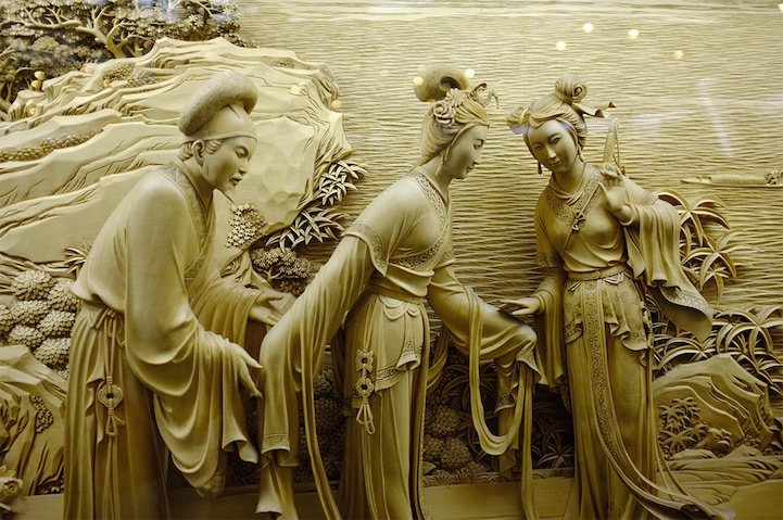 Dongyang wood carving escultura madera Cultura Inquieta3
