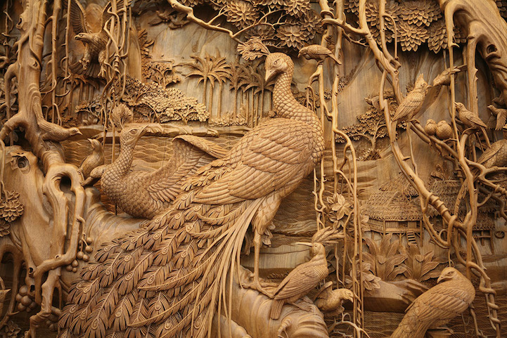 Dongyang wood carving escultura madera Cultura Inquieta5