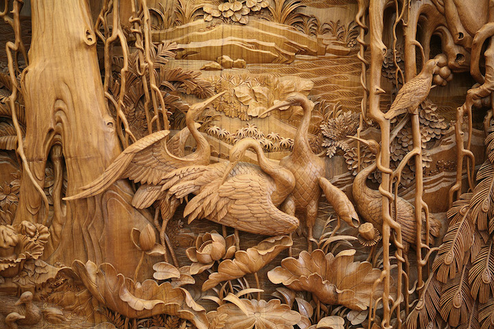 Dongyang wood carving escultura madera Cultura Inquieta6