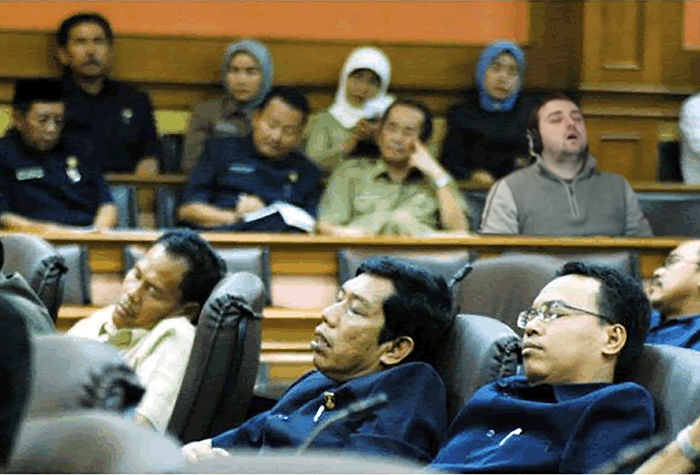 Guy Falls Asleep At Work15