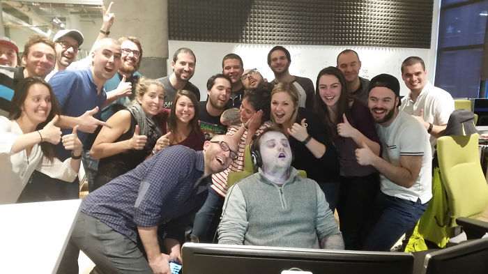 Guy Falls Asleep At Work16