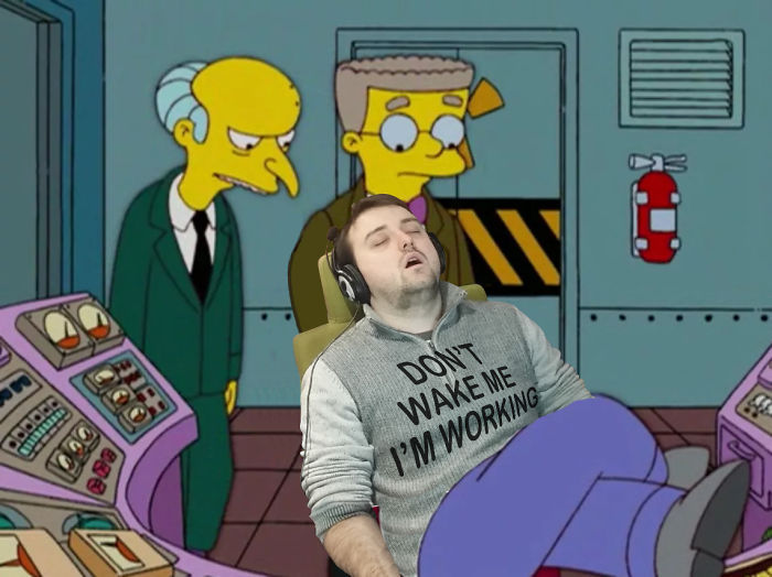 Guy Falls Asleep At Work5