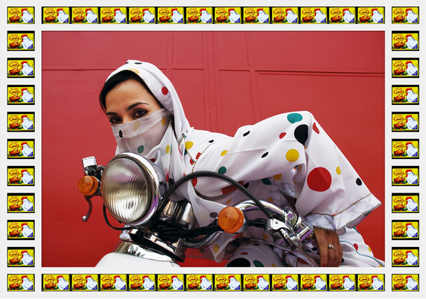 Hassan Hajjaj biker motos mujer9