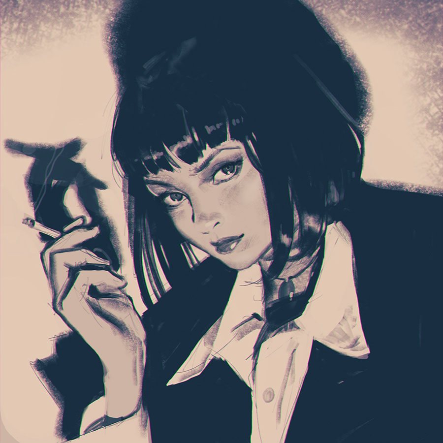 Ilya Kuvshinov illustrations manga2