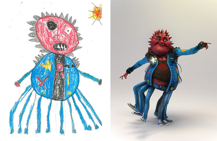 Monster Project drawing Katie Johnson10