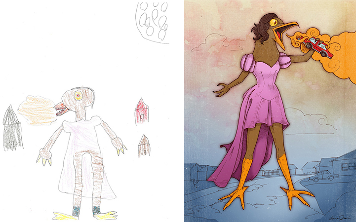 Monster Project drawing Katie Johnson13