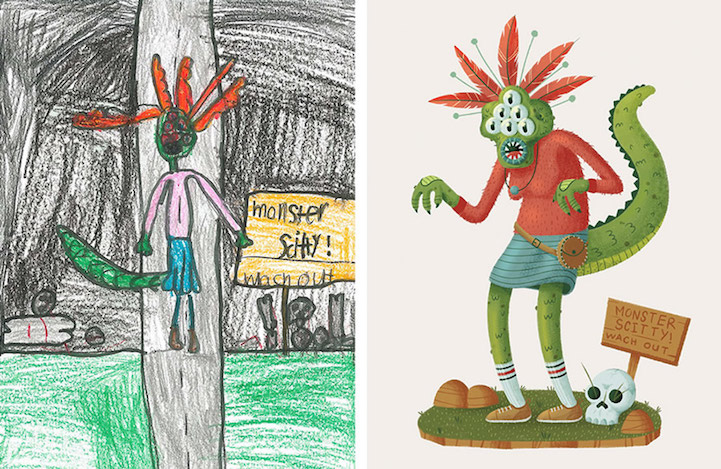 Monster Project drawing Katie Johnson3