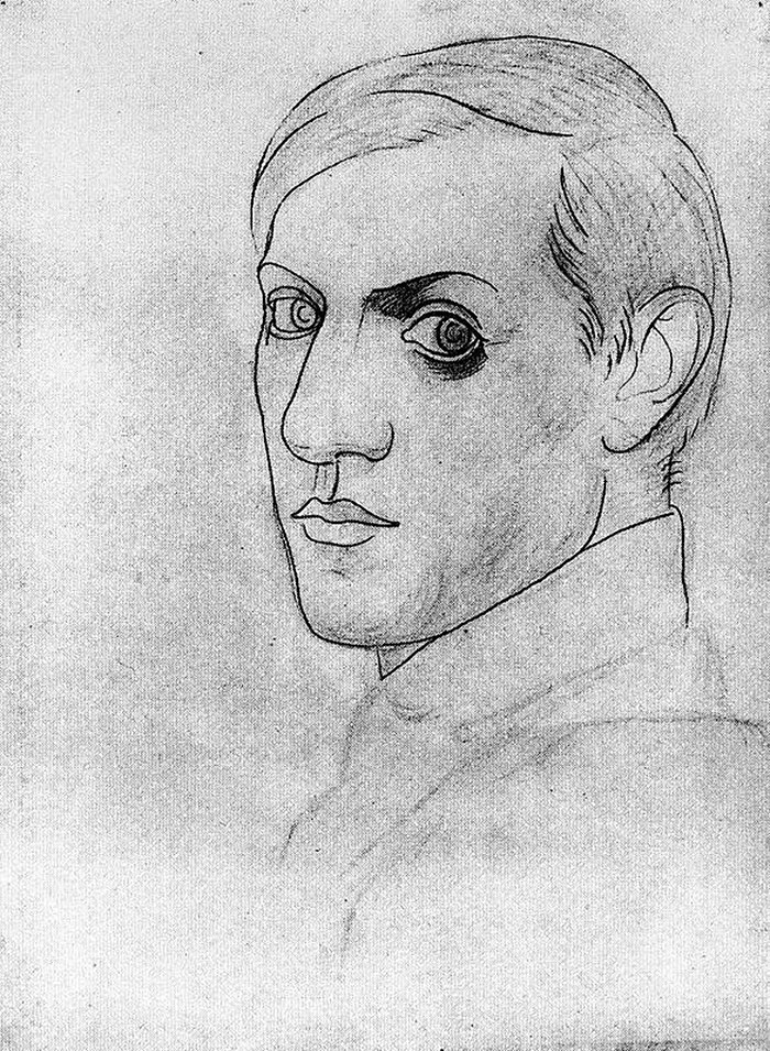 Pablo Picasso self portrait autorretrato6