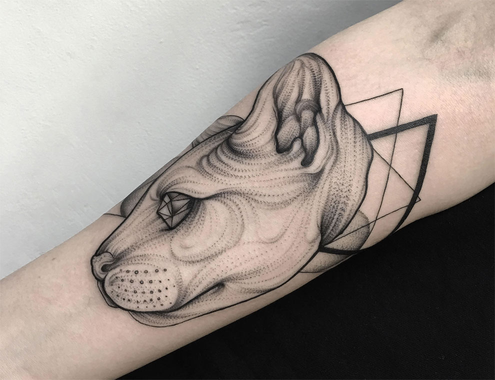 Parvick Faramarz blackwork tattoos